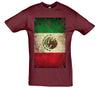 Mexico Distressed Flag Printed T-Shirt - Mr Wings Emporium 