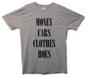 Money, Cars, Clothes, Hoes Printed T-Shirt - Mr Wings Emporium 