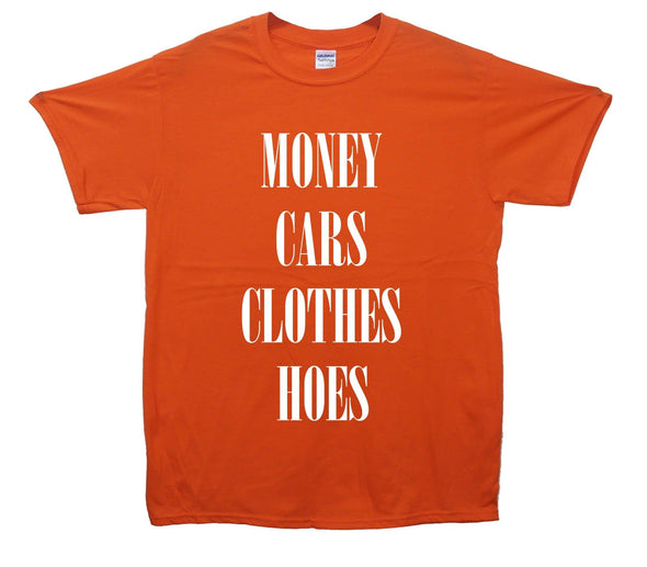 Money, Cars, Clothes, Hoes Printed T-Shirt - Mr Wings Emporium 