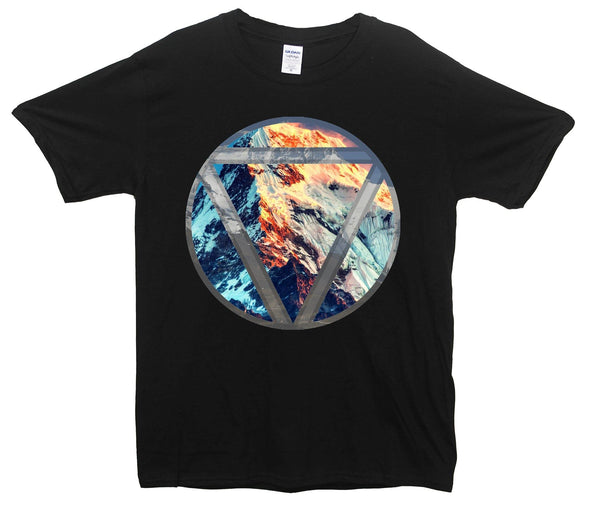 Mountain Prism Printed T-Shirt - Mr Wings Emporium 