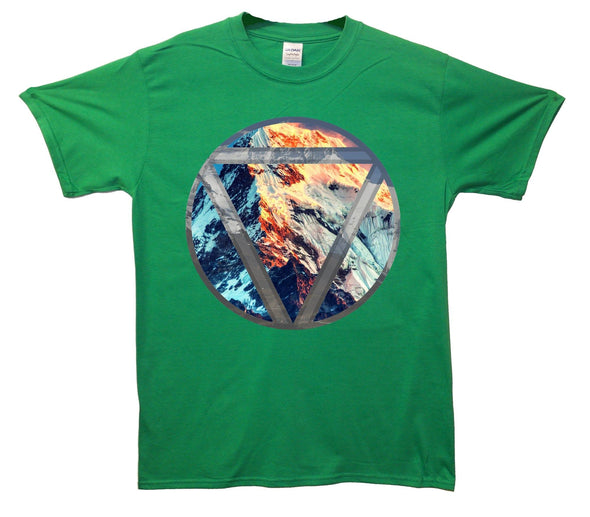 Mountain Prism Printed T-Shirt - Mr Wings Emporium 