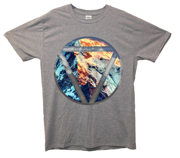 Mountain Prism Printed T-Shirt - Mr Wings Emporium 