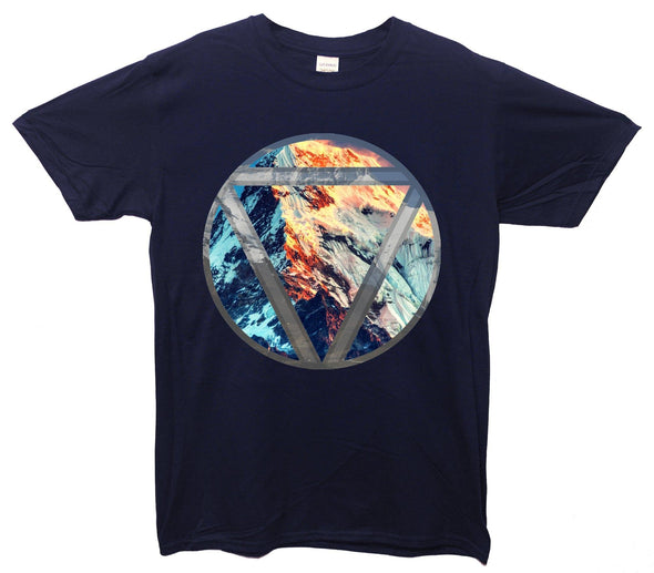 Mountain Prism Printed T-Shirt - Mr Wings Emporium 