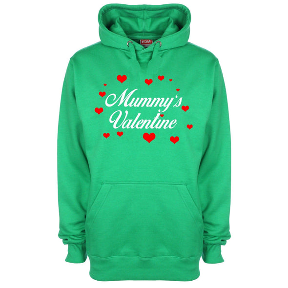 Mummy's Valentine Printed Hoodie - Mr Wings Emporium 