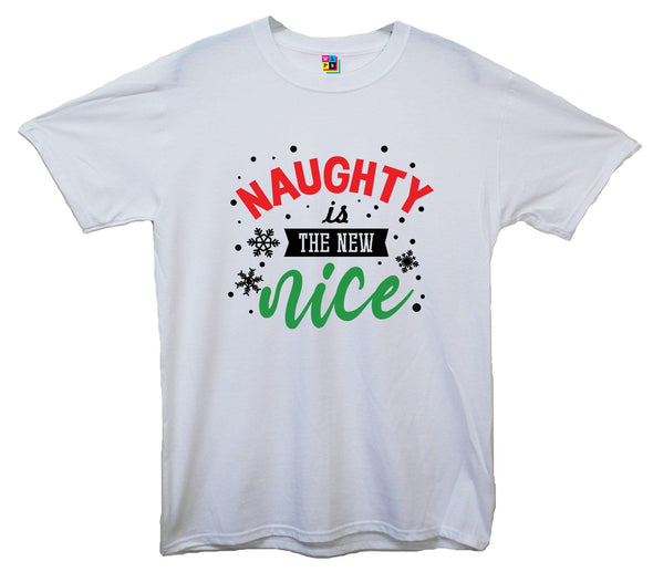 Naughty Is The New Nice Printed T-Shirt - Mr Wings Emporium 