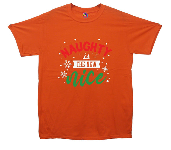 Naughty Is The New Nice Printed T-Shirt - Mr Wings Emporium 