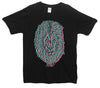 Neon Lion Head Raw Printed T-Shirt - Mr Wings Emporium 