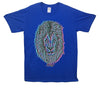 Neon Lion Head Raw Printed T-Shirt - Mr Wings Emporium 