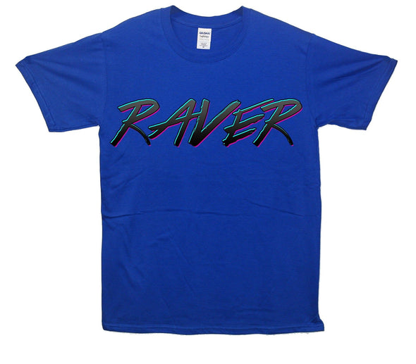 Neon Raver Printed T-Shirt - Mr Wings Emporium 