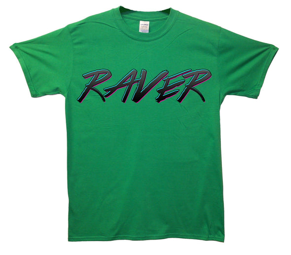 Neon Raver Printed T-Shirt - Mr Wings Emporium 