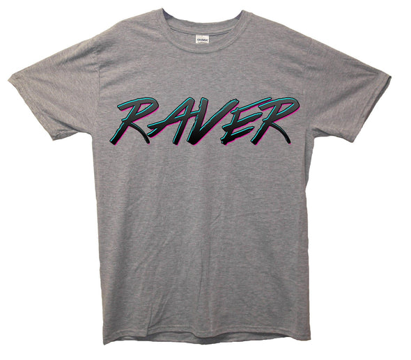 Neon Raver Printed T-Shirt - Mr Wings Emporium 