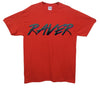 Neon Raver Printed T-Shirt - Mr Wings Emporium 