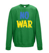 No War Ukraine Flag Printed Sweatshirt - Mr Wings Emporium 