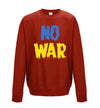 No War Ukraine Flag Printed Sweatshirt - Mr Wings Emporium 