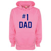 Number 1 Dad Printed Hoodie - Mr Wings Emporium 