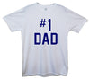 Number 1 Dad Printed T-Shirt - Mr Wings Emporium 