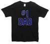 Number 1 Dad Printed T-Shirt - Mr Wings Emporium 