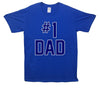 Number 1 Dad Printed T-Shirt - Mr Wings Emporium 