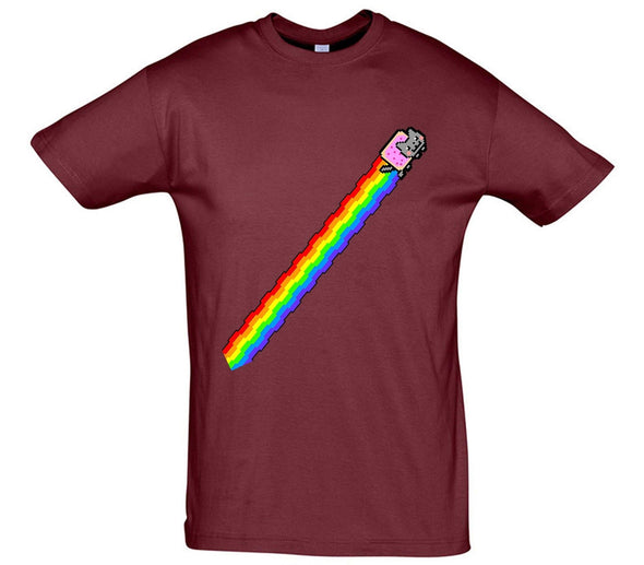 Nyan Cat Printed T-Shirt - Mr Wings Emporium 