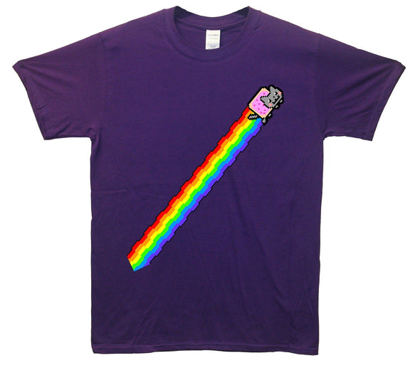 Nyan Cat Printed T-Shirt - Mr Wings Emporium 