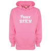 Peace Bitch Printed Hoodie - Mr Wings Emporium 