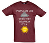 People Are Like Clouds Printed T-Shirt - Mr Wings Emporium 