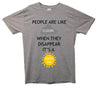 People Are Like Clouds Printed T-Shirt - Mr Wings Emporium 