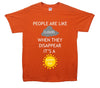 People Are Like Clouds Printed T-Shirt - Mr Wings Emporium 