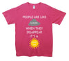 People Are Like Clouds Printed T-Shirt - Mr Wings Emporium 