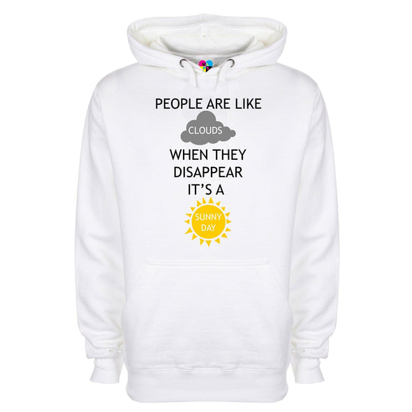 People Are Like Clouds When They Disappear It's A Sunny Day Printed Hoodie - Mr Wings Emporium 