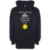 People Are Like Clouds When They Disappear It's A Sunny Day Printed Hoodie - Mr Wings Emporium 