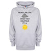 People Are Like Clouds When They Disappear It's A Sunny Day Printed Hoodie - Mr Wings Emporium 