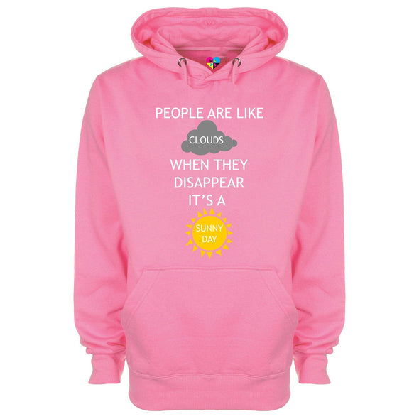 People Are Like Clouds When They Disappear It's A Sunny Day Printed Hoodie - Mr Wings Emporium 