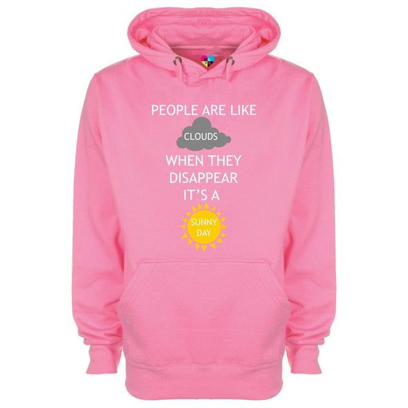 People Are Like Clouds When They Disappear It's A Sunny Day Printed Hoodie - Mr Wings Emporium 