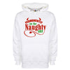 Permanently On The Naughty List Printed Hoodie - Mr Wings Emporium 