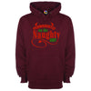 Permanently On The Naughty List Printed Hoodie - Mr Wings Emporium 