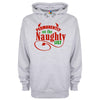 Permanently On The Naughty List Printed Hoodie - Mr Wings Emporium 