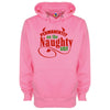 Permanently On The Naughty List Printed Hoodie - Mr Wings Emporium 