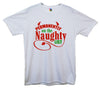 Permanently On The Naughty List Printed T-Shirt - Mr Wings Emporium 