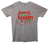 Permanently On The Naughty List Printed T-Shirt - Mr Wings Emporium 