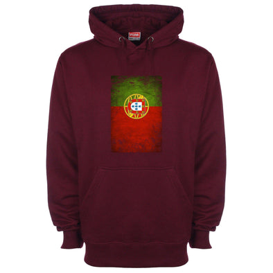 Portugal Distressed Flag Printed Hoodie - Mr Wings Emporium 