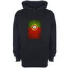 Portugal Distressed Flag Printed Hoodie - Mr Wings Emporium 