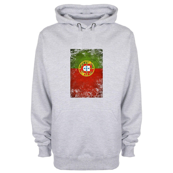 Portugal Distressed Flag Printed Hoodie - Mr Wings Emporium 