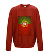 Portugal Distressed Flag Printed Sweatshirt - Mr Wings Emporium 