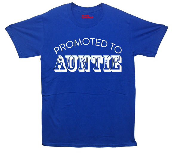 Promoted To Auntie Printed T-Shirt - Mr Wings Emporium 