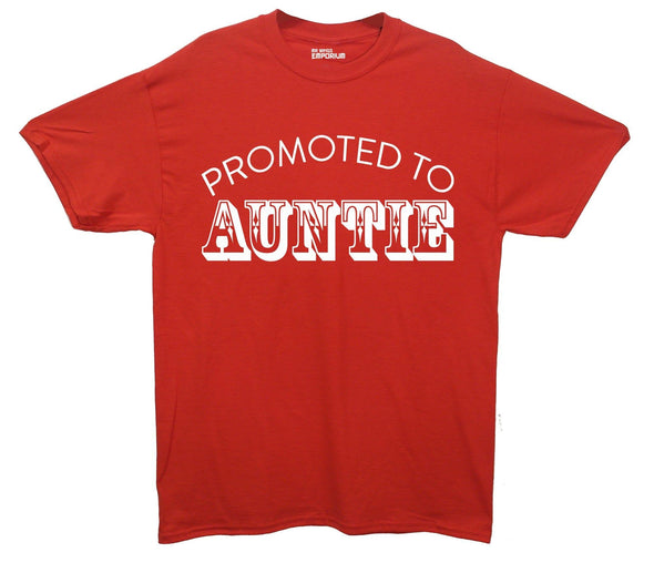 Promoted To Auntie Printed T-Shirt - Mr Wings Emporium 