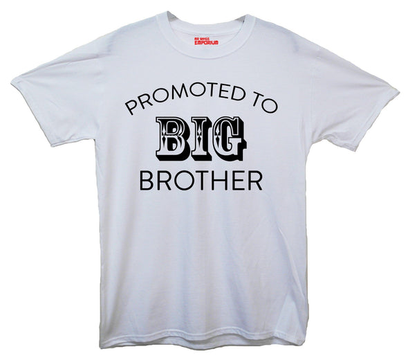 Promoted To Big Brother Printed T-Shirt - Mr Wings Emporium 