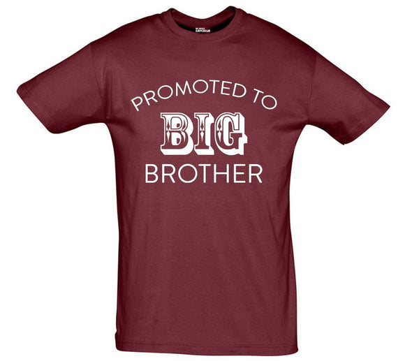 Promoted To Big Brother Printed T-Shirt - Mr Wings Emporium 