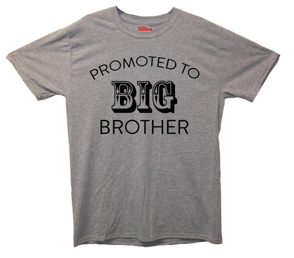 Promoted To Big Brother Printed T-Shirt - Mr Wings Emporium 