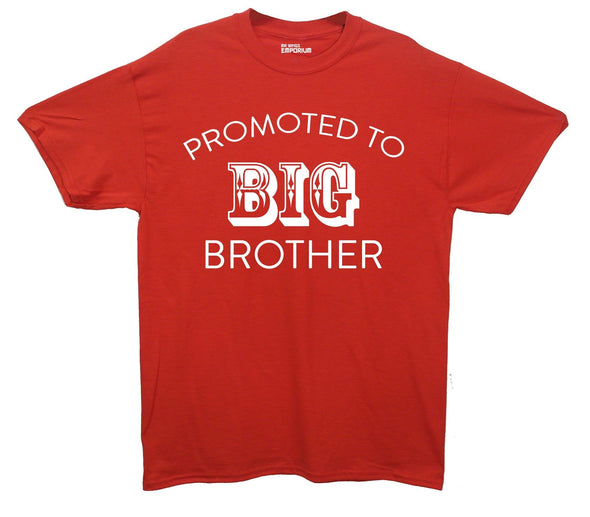 Promoted To Big Brother Printed T-Shirt - Mr Wings Emporium 